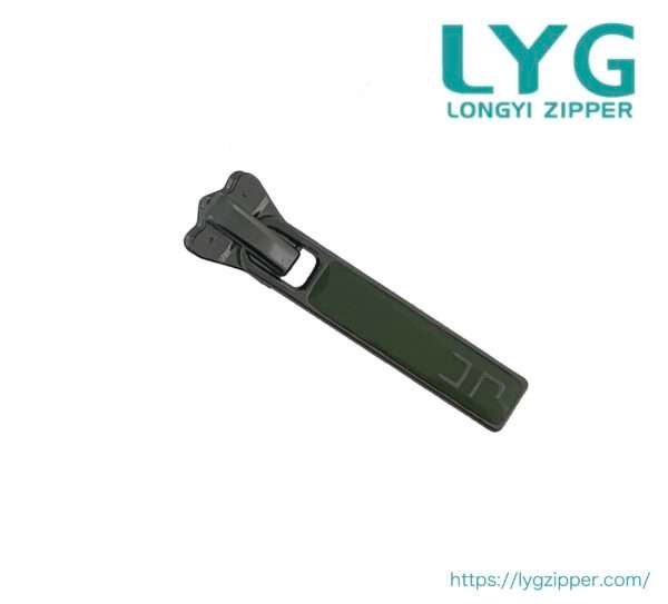 High quality beautiful plastic zipper slider with special pull manufactured by LYG ZIPPER