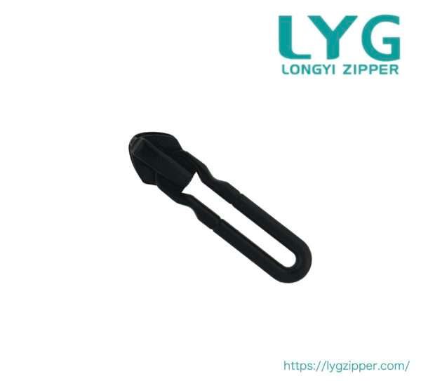 High quality black standard nylon colil zipper slider manufactured by LYG ZIPPER