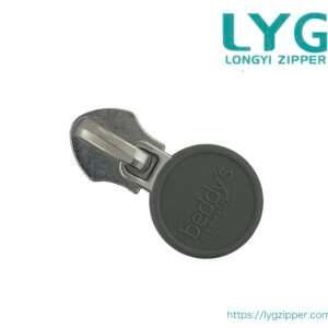 High quality durable leightweight zipper slider with unique custom pull manufactured by LYG ZIPPER