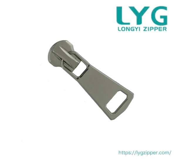High quality durable metal zipper slider for metal zipper manufactured by LYG ZIPPER