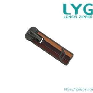 High quality extra-lightweight plastic zipper slider with specially designed pull manufactured by LYG ZIPPER