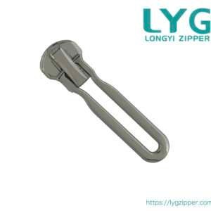 High quality fancy metal slider with specially designed pull manufactured by LYG ZIPPER