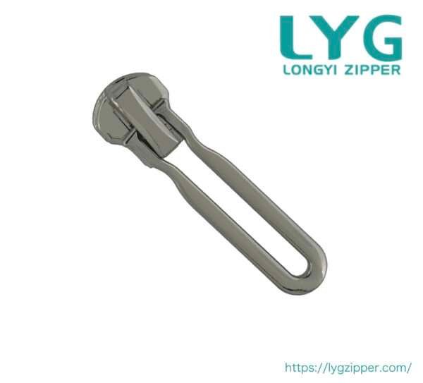 High quality fancy metal slider with specially designed pull manufactured by LYG ZIPPER