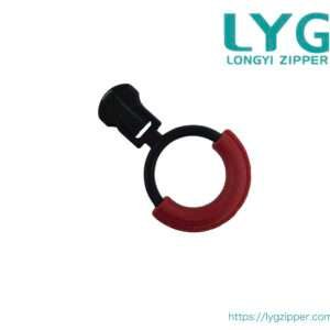 High quality fancy metal zipper slider with circle pull manufactured by LYG ZIPPER