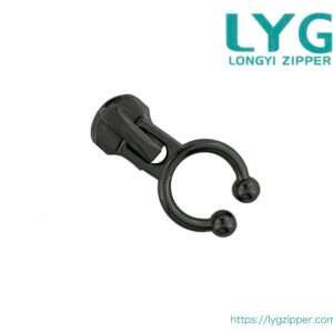 High quality fancy metal zipper slider with super cool pull manufactured by LYG ZIPPER