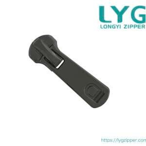 High quality fancy metal zipper slider with unique custom pull manufactured by LYG ZIPPER