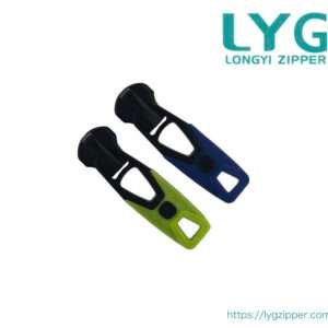 High quality fashion metal zipper slider with fancy pull manufactured by LYG ZIPPER
