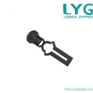 High quality metal zipper slider with super fancy pull manufactured by LYG ZIPPER