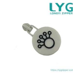 High quality nylon coil zipper slider with custom unique pull manufactured by LYG ZIPPER