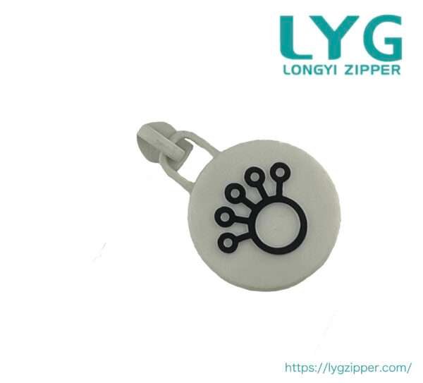 High quality nylon coil zipper slider with custom unique pull manufactured by LYG ZIPPER