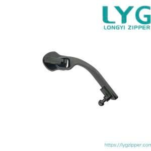 High quality nylon coil zipper slider with specially designed pull manufactured by LYG ZIPPER